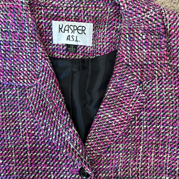 Vintage tweed blazer - Picture 3 of 5